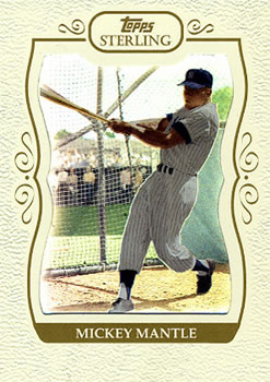 2008 Topps Sterling #2 Mickey Mantle Front