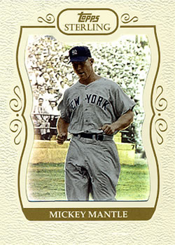2008 Topps Sterling #3 Mickey Mantle Front