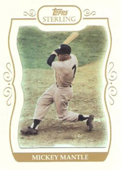 2008 Topps Sterling #4 Mickey Mantle Front