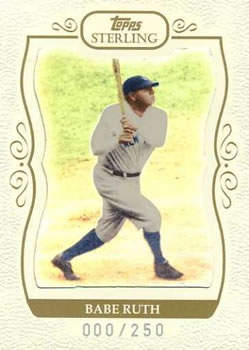 2008 Topps Sterling #5 Babe Ruth Front