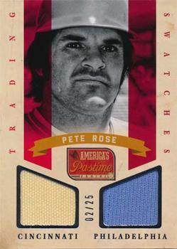 2013 Panini America's Pastime - Trading Swatches #TS-PR Pete Rose Front