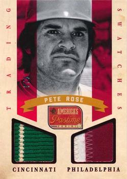 2013 Panini America's Pastime - Trading Swatches Red #TS-PR Pete Rose Front
