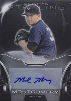 2013 Bowman Sterling - Prospect Autographs #BSAP-MMO Mark Montgomery Front