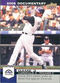 2008 Upper Deck Documentary #93 Todd Helton Front