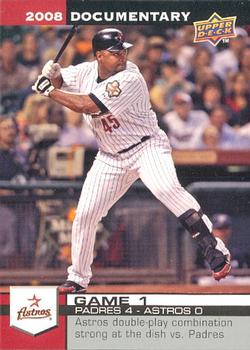 2008 Upper Deck Documentary #121 Carlos Lee Front