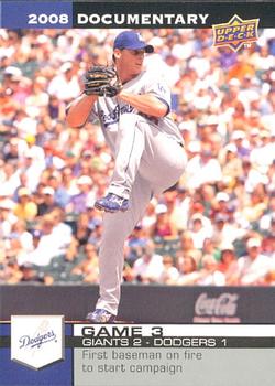 2008 Upper Deck Documentary #143 Chad Billingsley Front