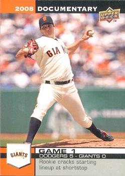 2008 Upper Deck Documentary #231 Barry Zito Front