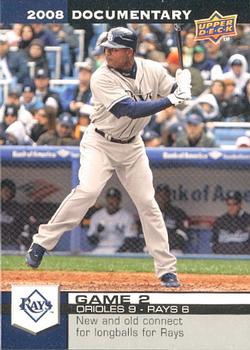 2008 Upper Deck Documentary #262 Carl Crawford Front