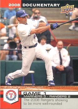 2008 Upper Deck Documentary #271 Michael Young Front