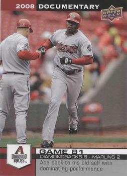 2008 Upper Deck Documentary #2411 Justin Upton Front