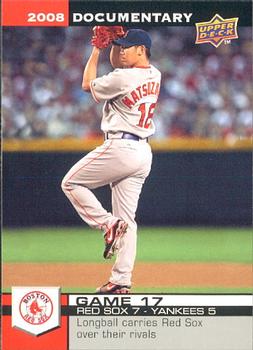 2008 Upper Deck Documentary #347 Daisuke Matsuzaka Front