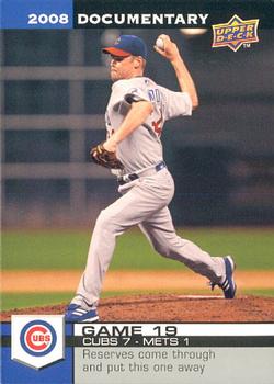 2008 Upper Deck Documentary #359 Kerry Wood Front