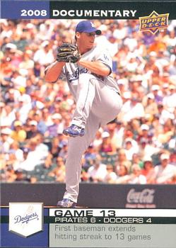 2008 Upper Deck Documentary #443 Chad Billingsley Front