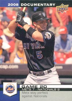 2008 Upper Deck Documentary #480 David Wright Front