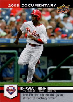 2008 Upper Deck Documentary #503 Jimmy Rollins Front