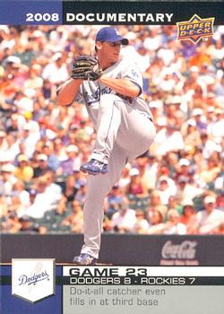 2008 Upper Deck Documentary #743 Chad Billingsley Front