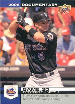 2008 Upper Deck Documentary #780 David Wright Front