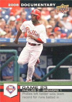 2008 Upper Deck Documentary #803 Jimmy Rollins Front