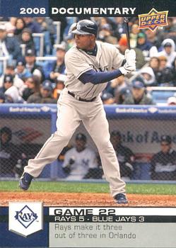 2008 Upper Deck Documentary #862 Carl Crawford Front