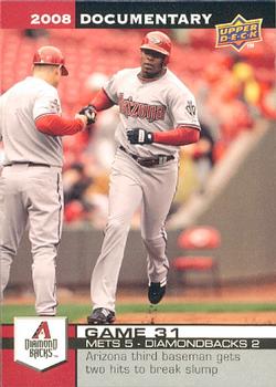 2008 Upper Deck Documentary #911 Justin Upton Front