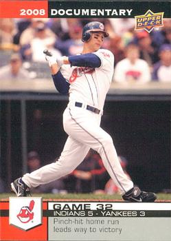 2008 Upper Deck Documentary #982 Grady Sizemore Front