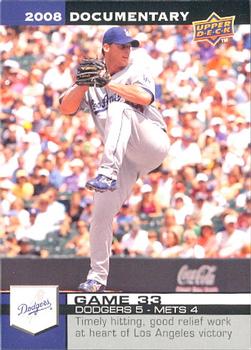 2008 Upper Deck Documentary #1043 Chad Billingsley Front