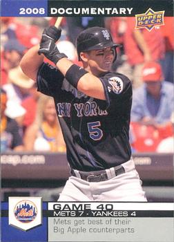 2008 Upper Deck Documentary #1080 David Wright Front