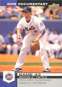 2008 Upper Deck Documentary #1373 David Wright Front