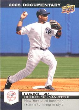 2008 Upper Deck Documentary #1385 Robinson Cano Front