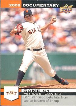 2008 Upper Deck Documentary #1431 Barry Zito Front