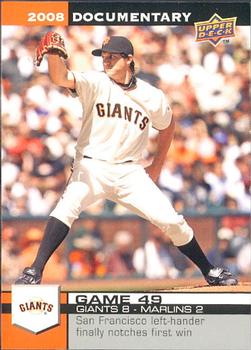 2008 Upper Deck Documentary #1439 Barry Zito Front