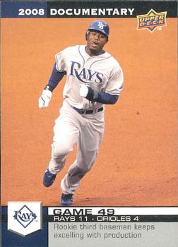 2008 Upper Deck Documentary #1469 Carl Crawford Front