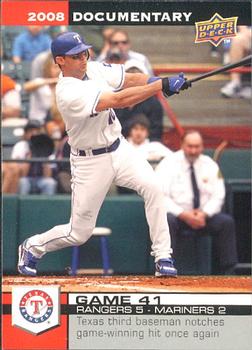 2008 Upper Deck Documentary #1471 Michael Young Front