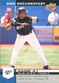 2008 Upper Deck Documentary #1481 Frank Thomas Front