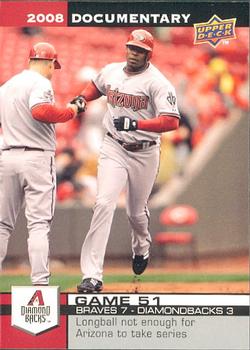 2008 Upper Deck Documentary #1511 Justin Upton Front