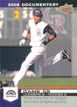 2008 Upper Deck Documentary #1598 Willy Taveras Front