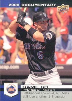 2008 Upper Deck Documentary #1680 David Wright Front