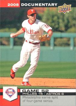 2008 Upper Deck Documentary #1702 Chase Utley Front