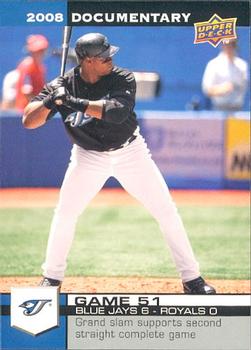 2008 Upper Deck Documentary #1781 Frank Thomas Front