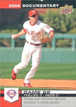 2008 Upper Deck Documentary #2002 Chase Utley Front