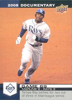 2008 Upper Deck Documentary #2069 Carl Crawford Front