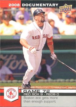 2008 Upper Deck Documentary #2142 Kevin Youkilis Front