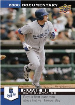 2008 Upper Deck Documentary #2539 Alex Gordon Front