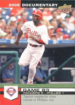 2008 Upper Deck Documentary #2603 Jimmy Rollins Front