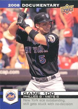 2008 Upper Deck Documentary #2880 David Wright Front