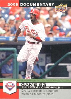 2008 Upper Deck Documentary #2903 Jimmy Rollins Front
