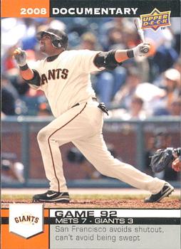 2008 Upper Deck Documentary #2932 Bengie Molina Front