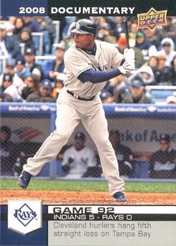 2008 Upper Deck Documentary #2962 Carl Crawford Front