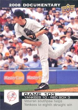 2008 Upper Deck Documentary #3057 Mike Mussina Front