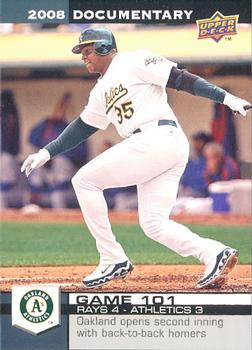 2008 Upper Deck Documentary #3058 Frank Thomas Front